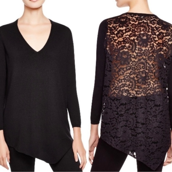 Joie Sweaters - JOIE Tambrel B Lace Back Linen Sweater - Size XS